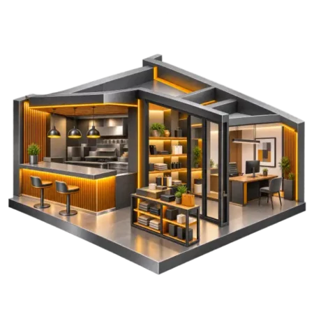Restaurant, Retail, And Office Interiors