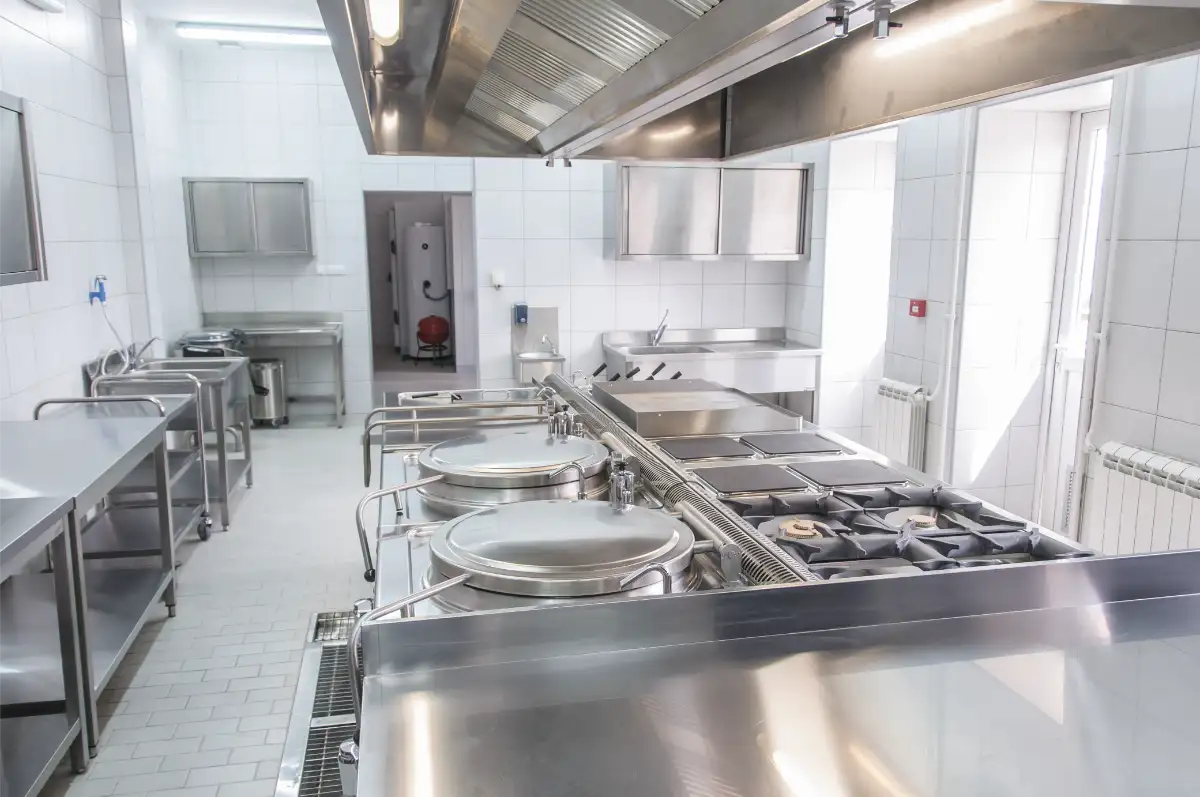 Restaurant Burners In Kitchen